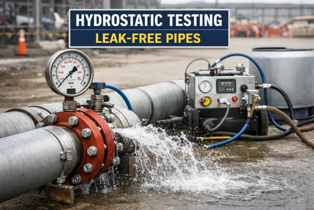 Hydrostatic Testing Ensuring Leak-Free Pipes for Reliable Projects