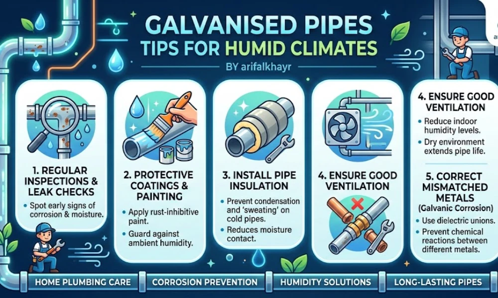 Galvanised Pipes Maintenance Tips for Humid Climates
